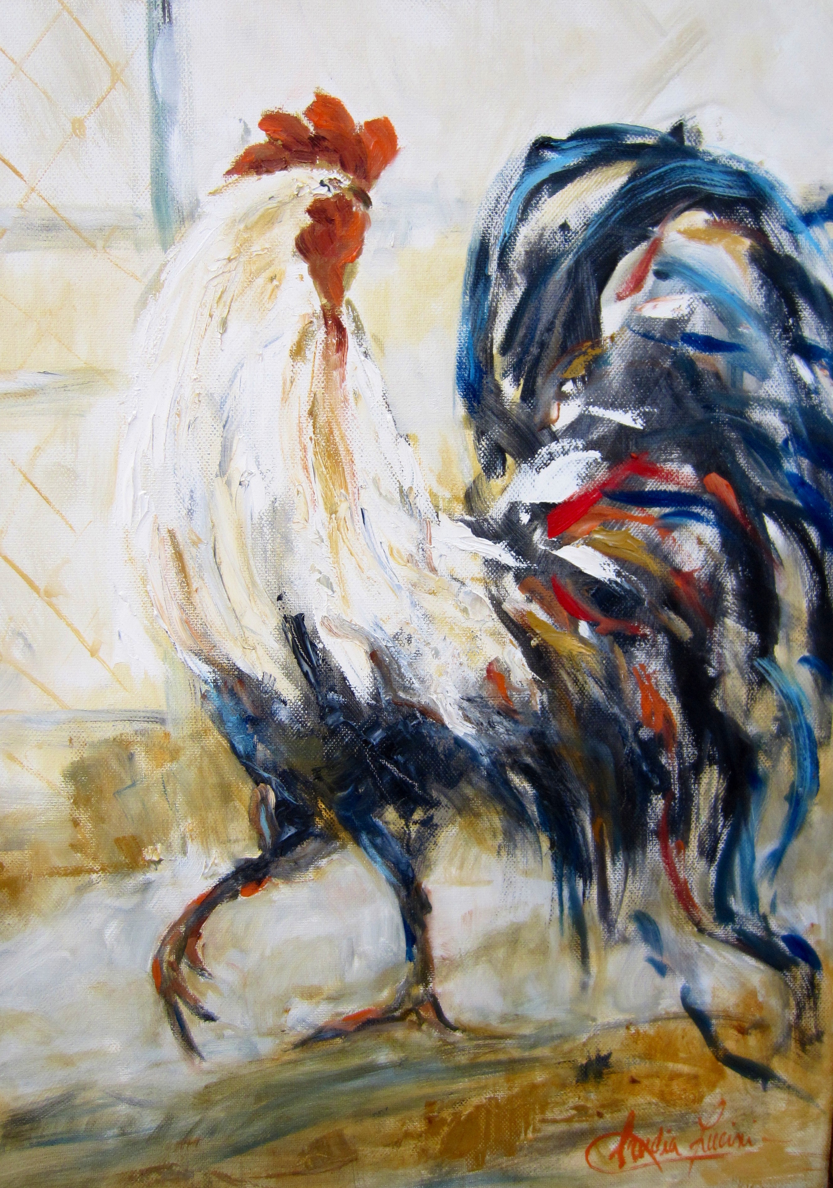 Gallo azul